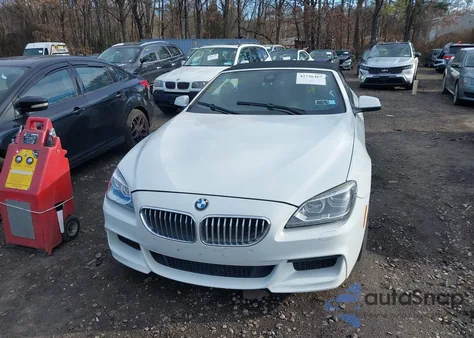 2015 BMW 650I из США, поврежденный, VIN WBAYP9C57FD169733